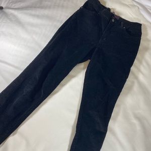 Vintage Black corduroy pants thrifted from Paris 8